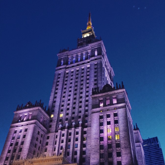 Palace of Culture and Science at Night