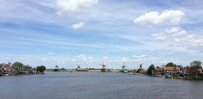 The old windmills of Zaanse Schans