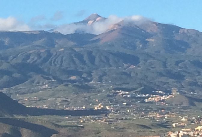 The highest mountain of Spain, mount El-Teide