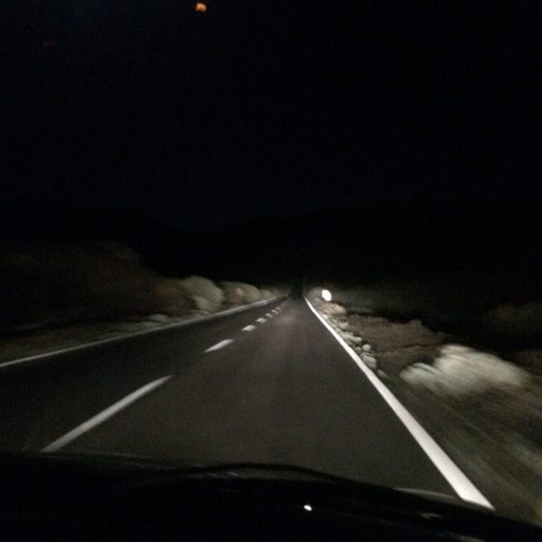 Driving to start of trail