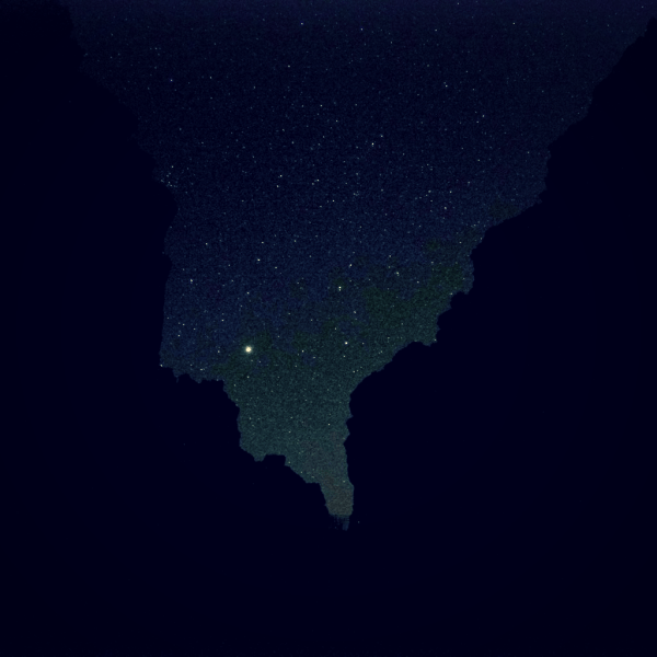 Away from everyone but stars