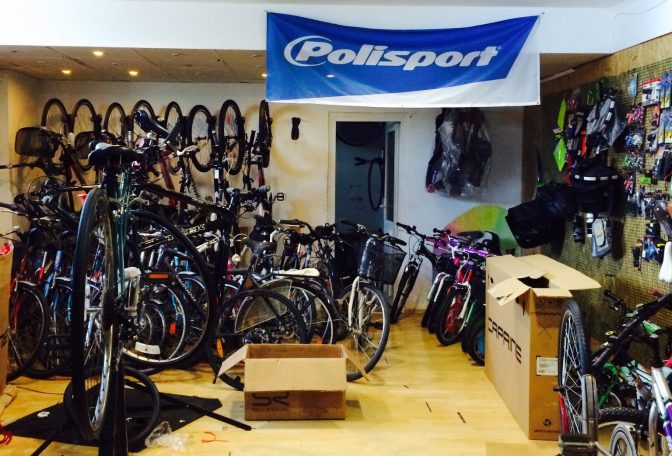 A nike rental place in Budapest