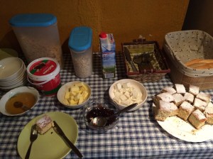 Free breakfast at Hostel