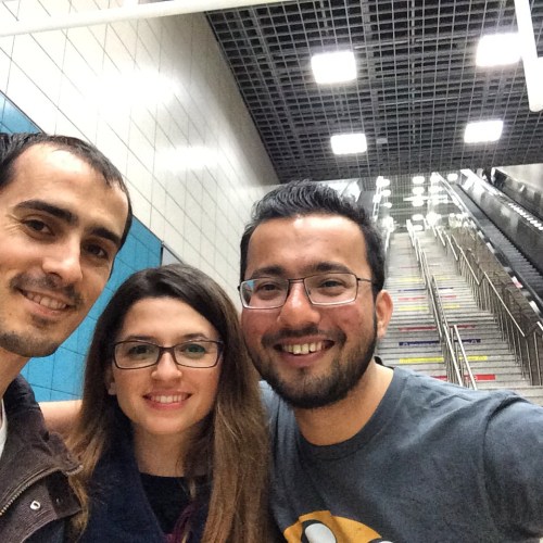 At Uskudar Metro station in Istanbul