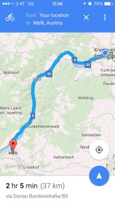 The cycling path of Wachau